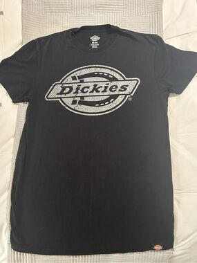 Men’s Dickies Black Short-Sleeve Logo Tee